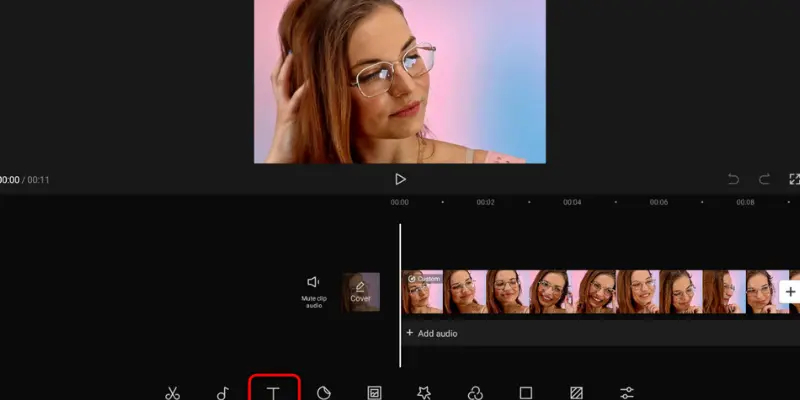 Add text in CapCut on an Android Device?