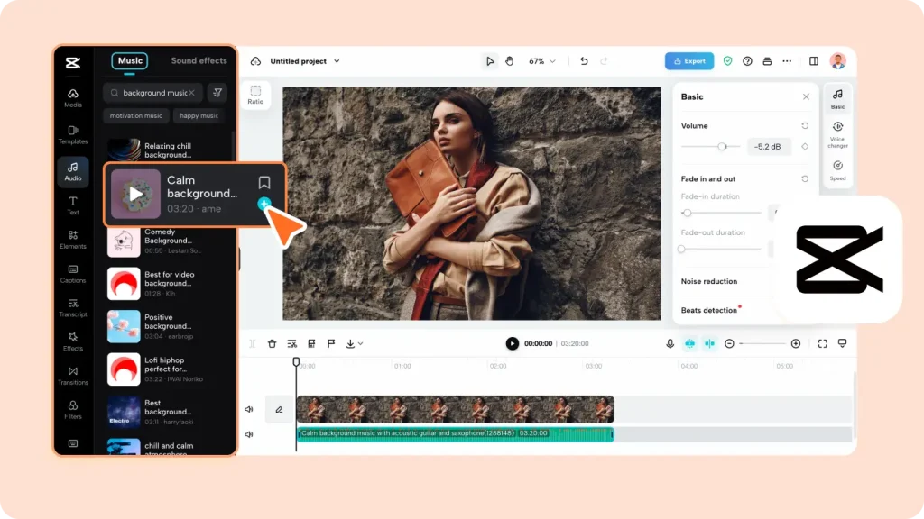 Add Background Music to Video