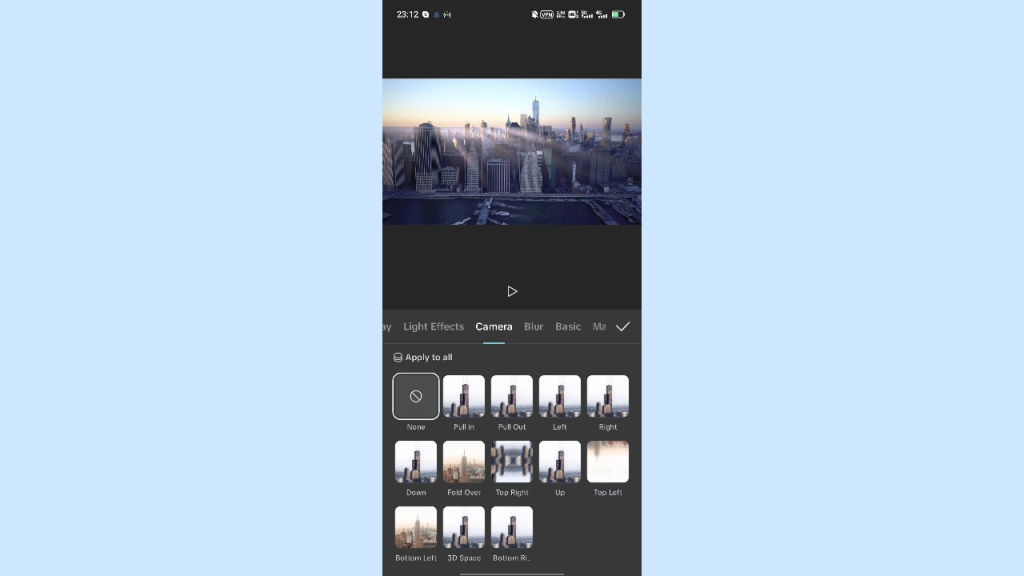 Professional-grade transitions for seamless scene changes