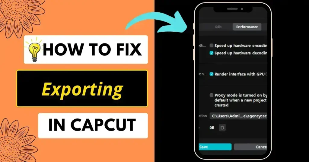 CapCut Not Exporting