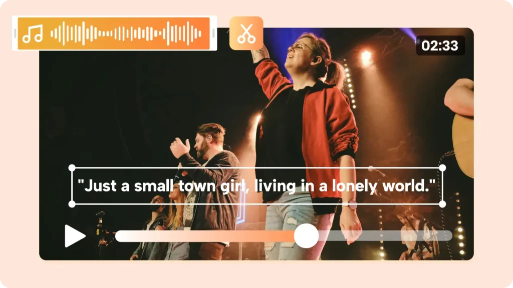 CapCut Lyric Video Music