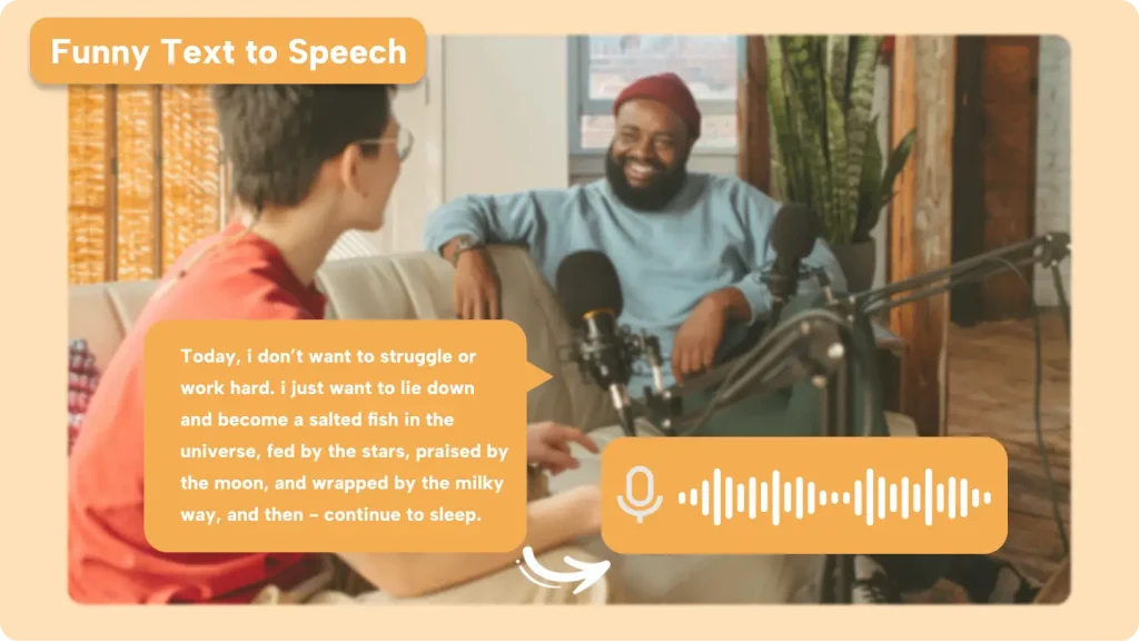 CapCut Funny Text Speech