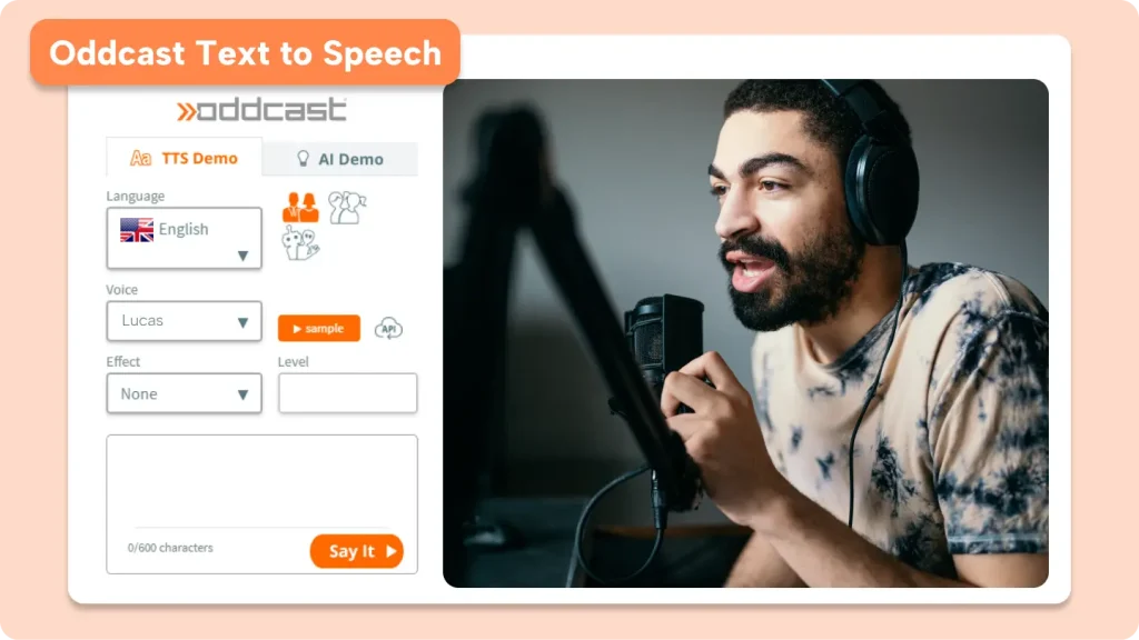 CapCut Oddcast Text Speech